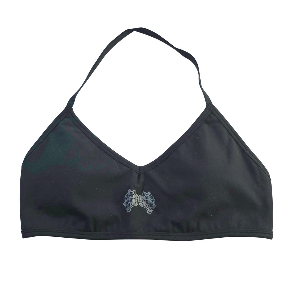 Darc Sport Athletics Lana Halter Energy Bra Black Wolf Logo‎ DSPT065-054-001-L L